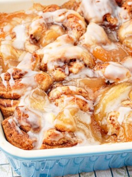 2-Ingredient Apple Cinnamon Roll Casserole Recipe