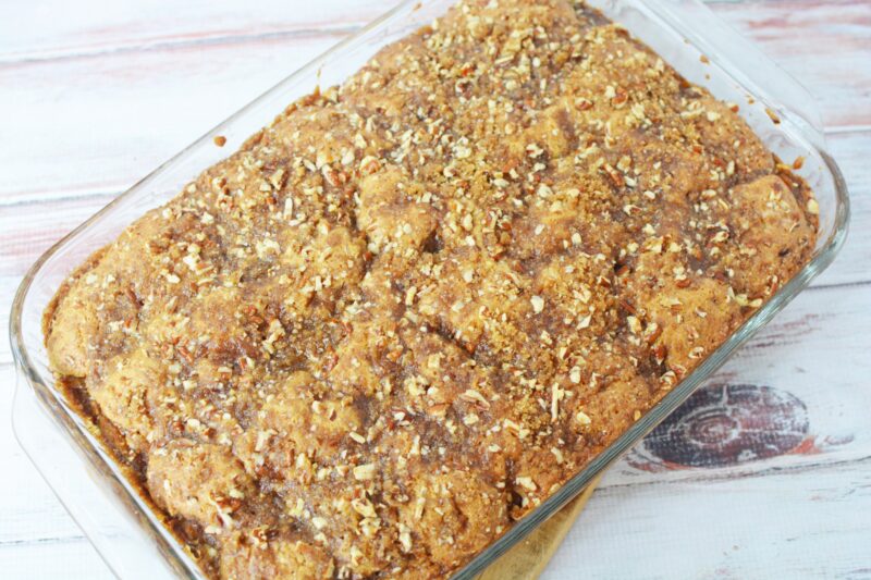 Baked Pumpkin Streusel Coffee Cake Recipe