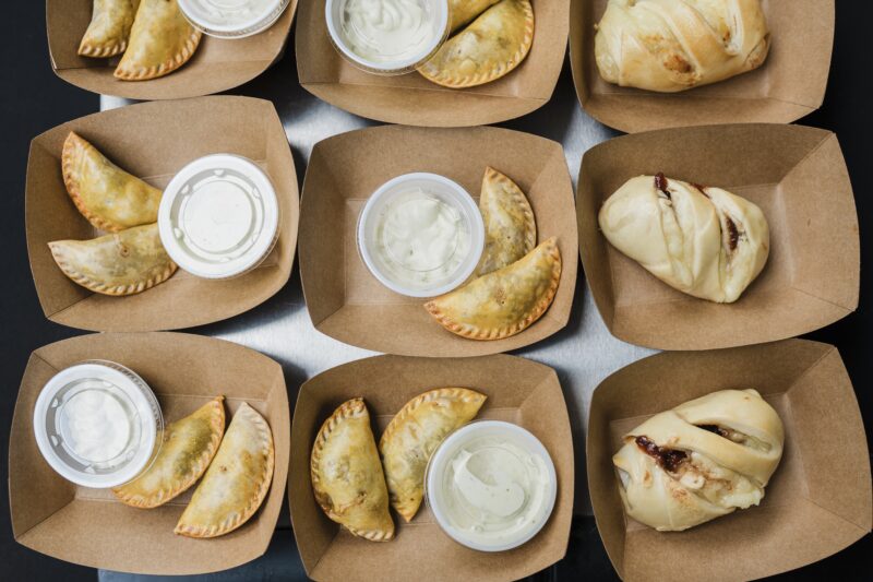 Pierogi from Gustock at the Taste of Woodstock