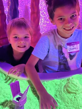 Sloomoo Atlanta allows kids to be hands-on and learn about the science of slime.