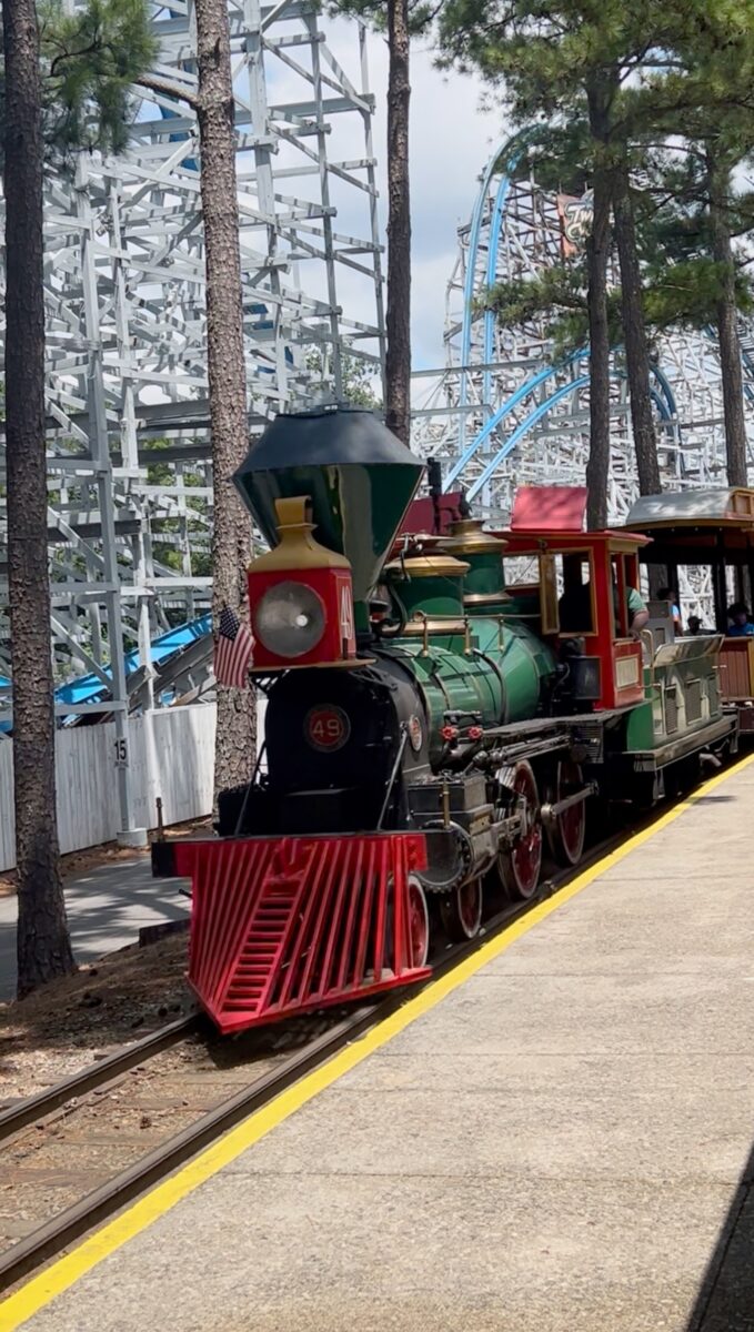 Six Flags Train Ride