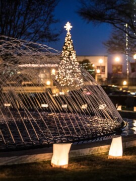 Downtown LaGrange GA during Christmas
