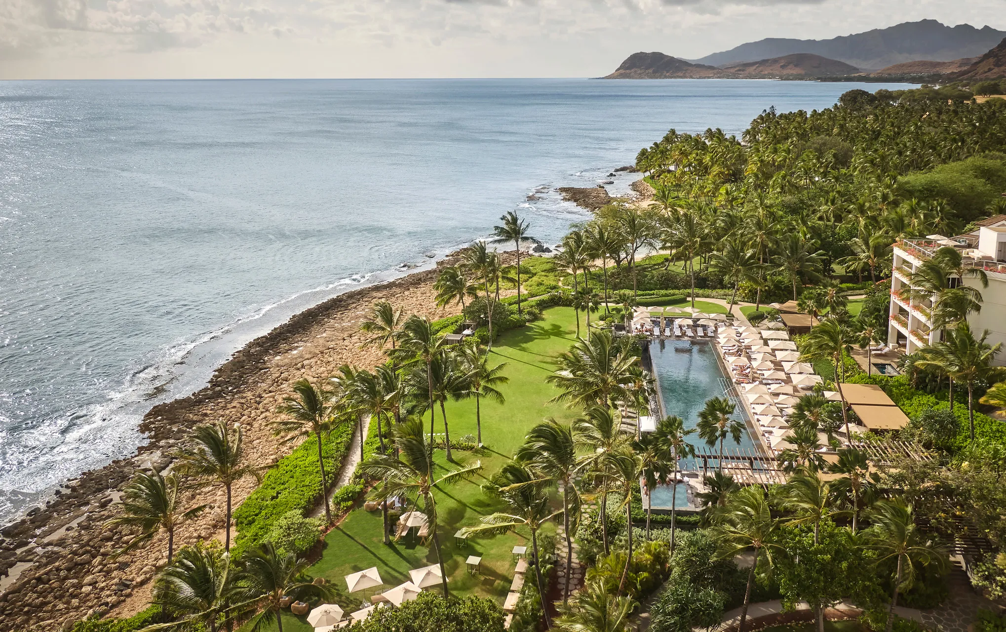 Four Seasons Oahu on the beach
