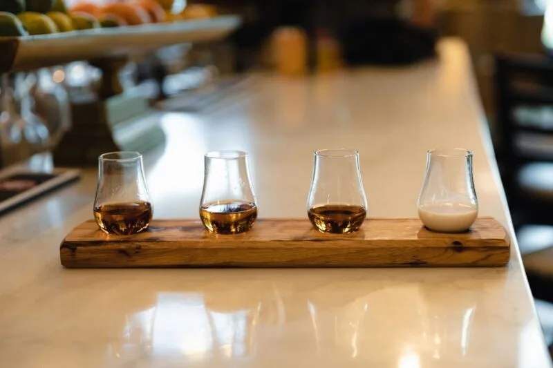 Opt for a bourbon tasting while exploring the trail