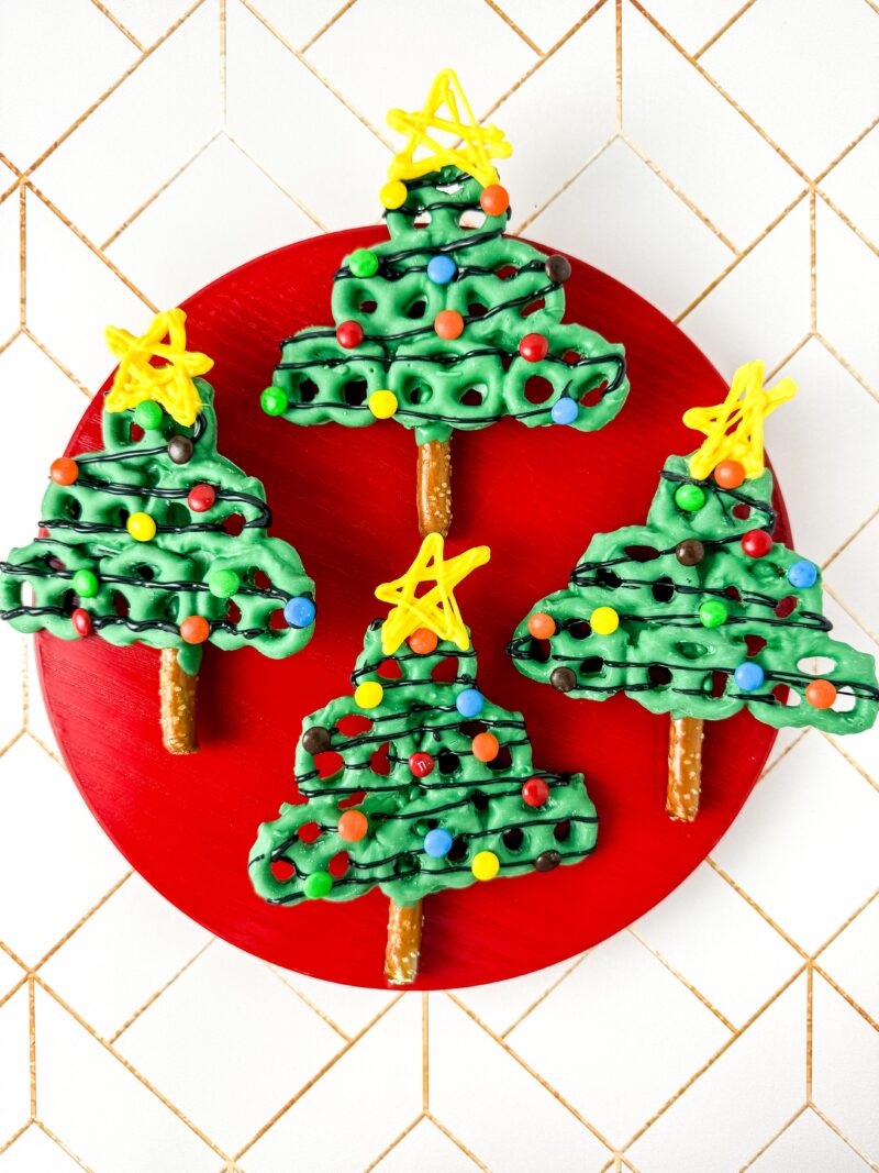 Pretzel Christmas Tree Treats Recipe