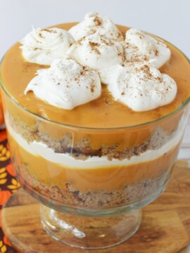Gingerbread Pumpkin Trifle Dessert Recipe