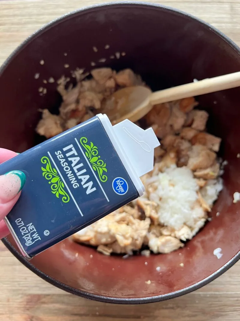 Flavoring with Italian Seasoning