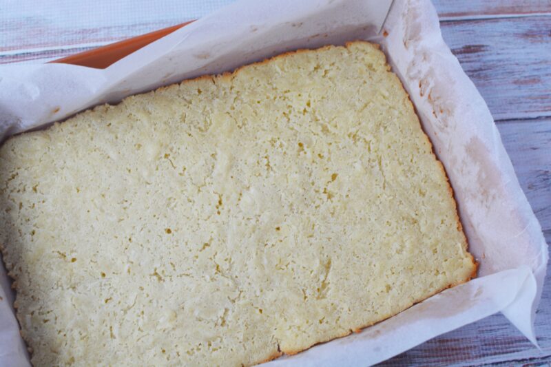 Baked Coconut Cookie Base