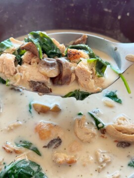 Chicken and Mushroom Florentine Soup Recipe