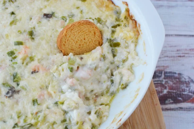 Shore is Good Seafood Dip baked and finished