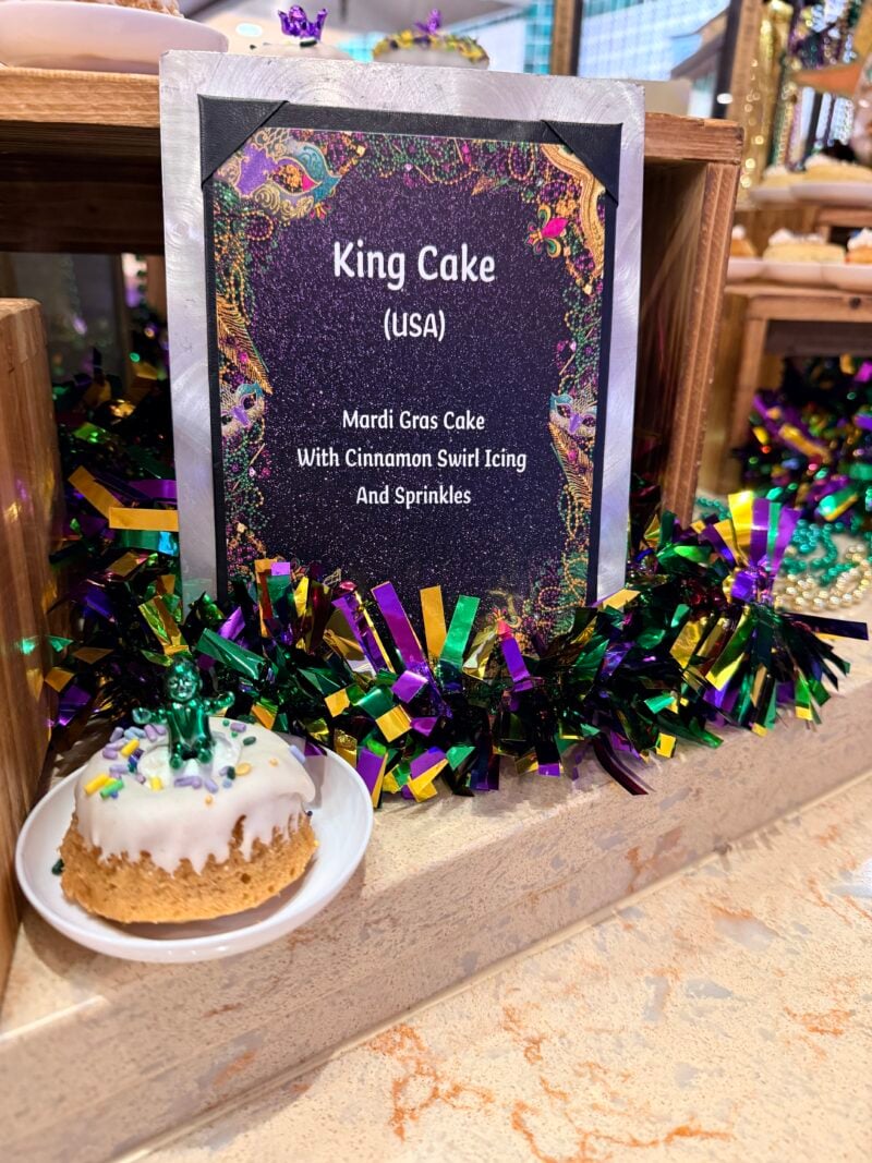 King Cake at Univeral's Mardi Gras