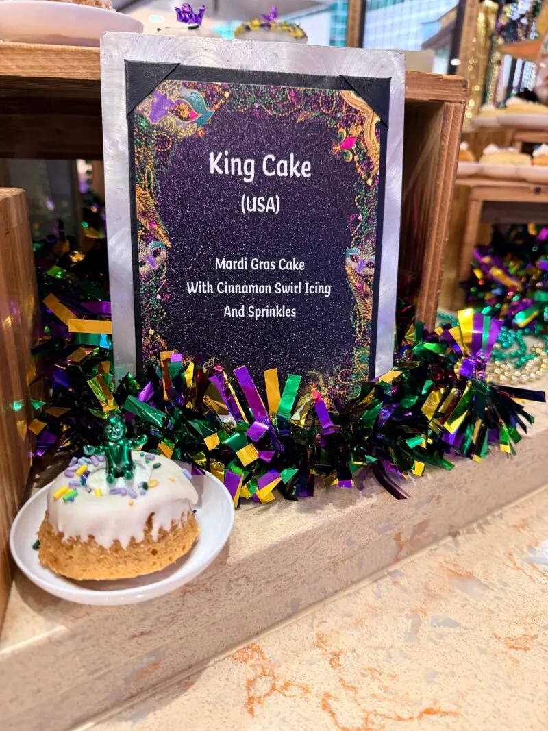 King Cake at Univeral's Mardi Gras