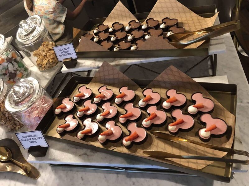 Club Level dessert at Walt Disney World
