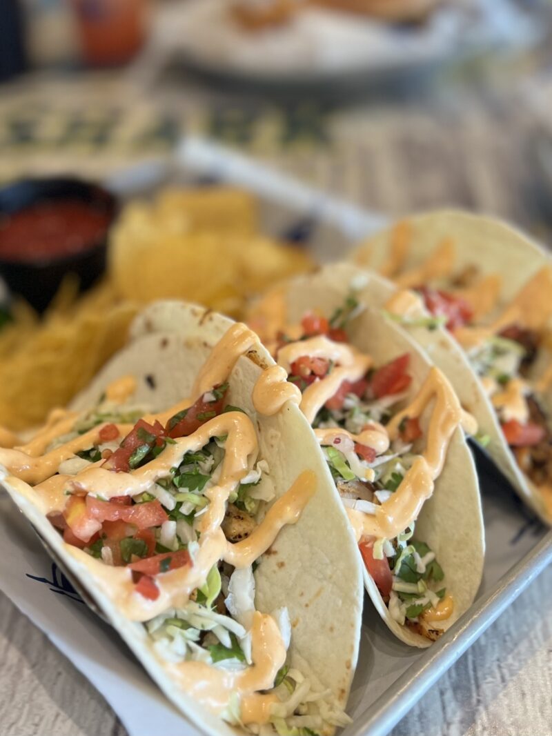 Tacos at Landshark Bar and Grill