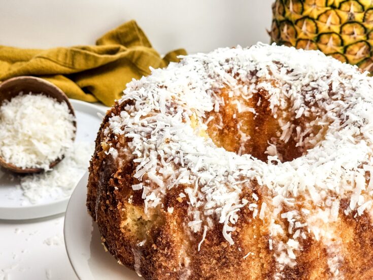 Pineapple Coconut Bundt Cake Recipe