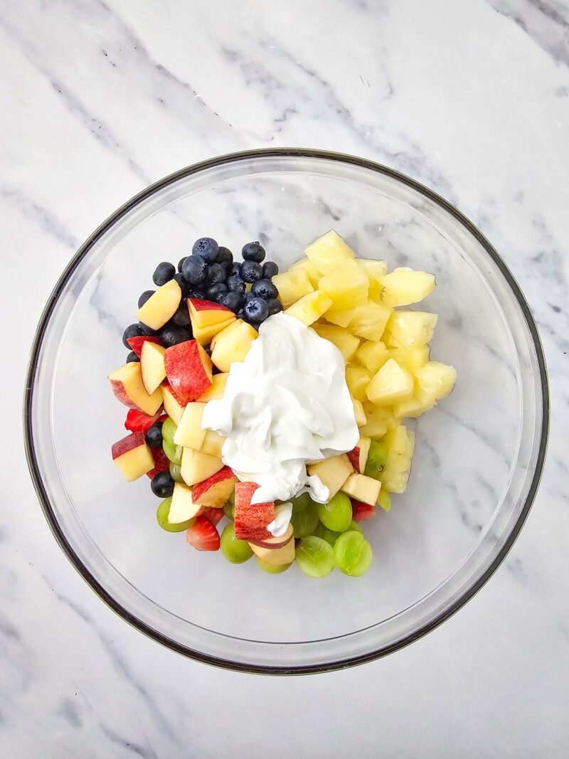 All ingredients together before mixing