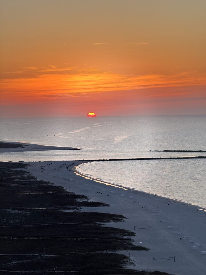 Sunrise over Orange Beach, Alabama