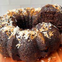 Chocolate Coconut Rum Cake Recipe