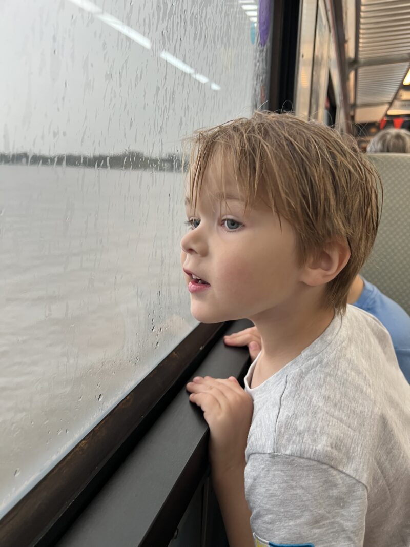 train ride on the SAM Shoreline