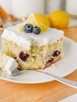 Lemon Blueberry Poke Cake Recipe