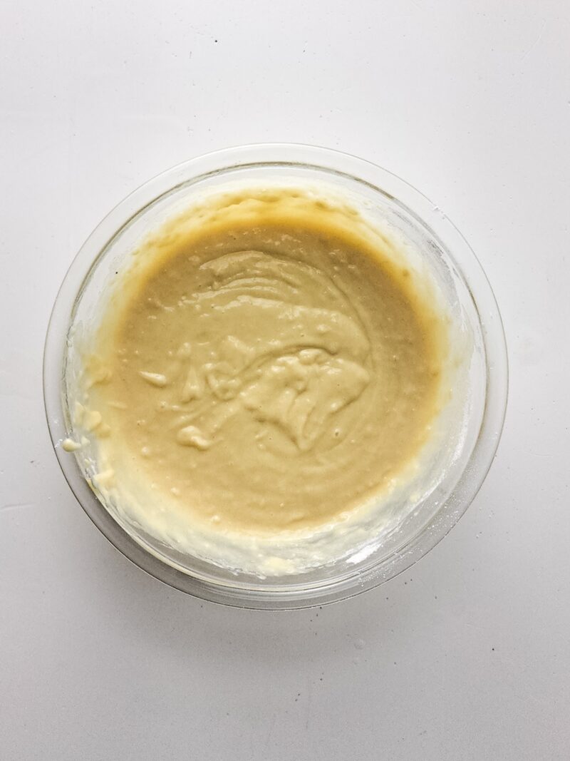 Lemon Poppyseed Cake Loaf Batter in bowl
