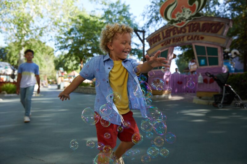 Preschoolers at Six Flags Over Georgia