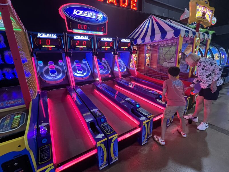The City Forum arcade in Clarksville