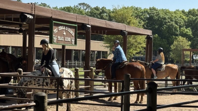 The trail rides at Tri-Circle-D Ranch