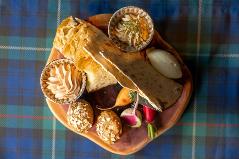 Bread service at Auld Alliance