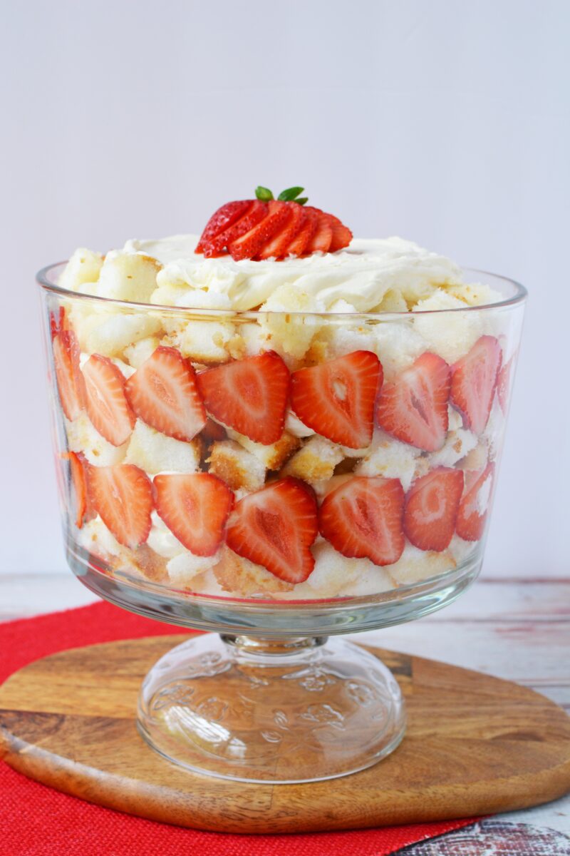 Boozy Grand Marnier Strawberry Trifle Recipe