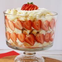 Boozy Grand Marnier Strawberry Trifle Recipe