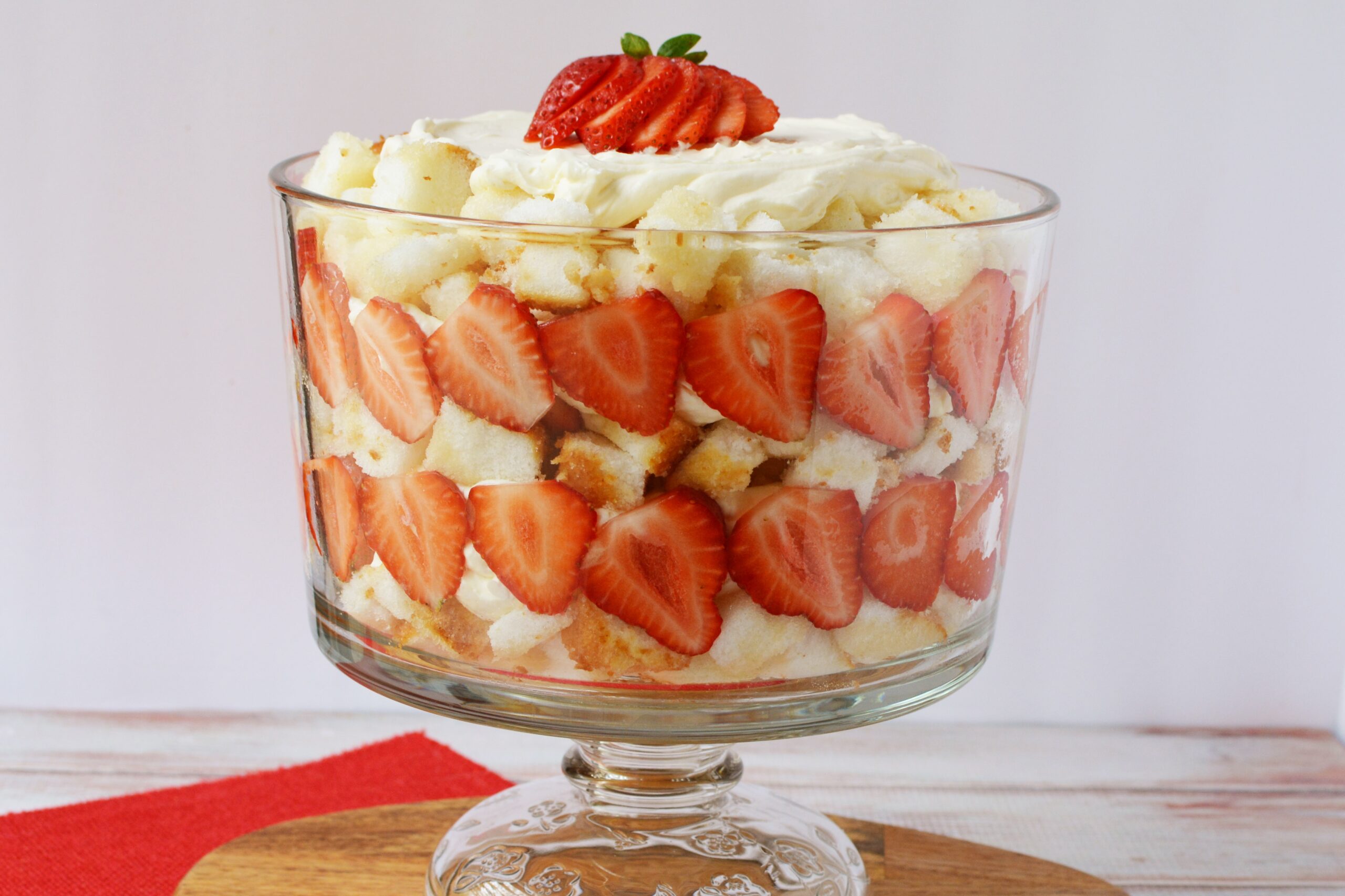 Boozy Grand Marnier Strawberry Trifle Recipe