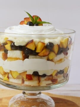 Peach and Blueberry Trifle Recipe
