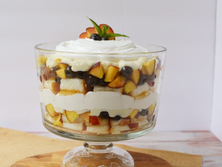 Peach and Blueberry Trifle Recipe