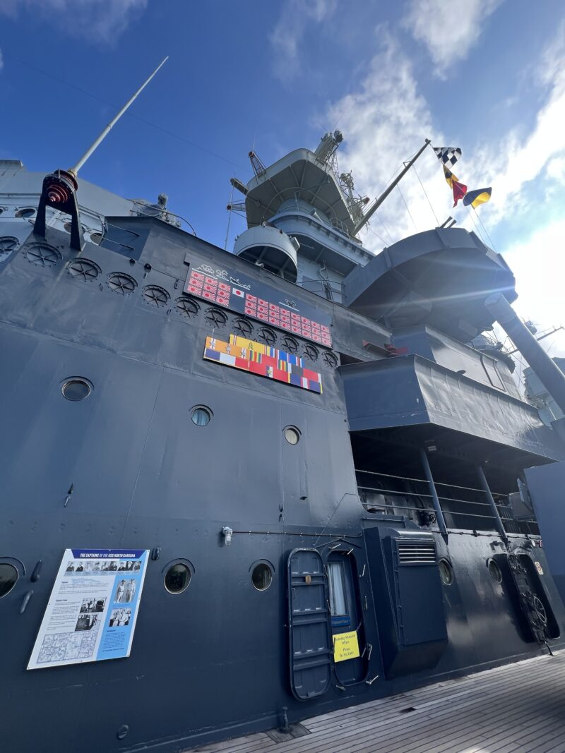 Touring the battleship North Carolina