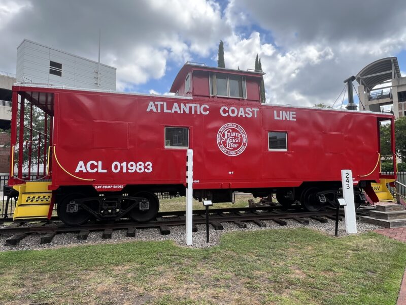 Wilmington Railroad Museum train to tour