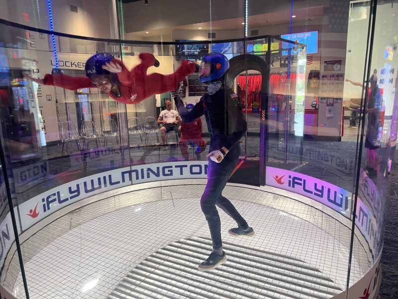 Indoor skydiving at IFLY Wilmington
