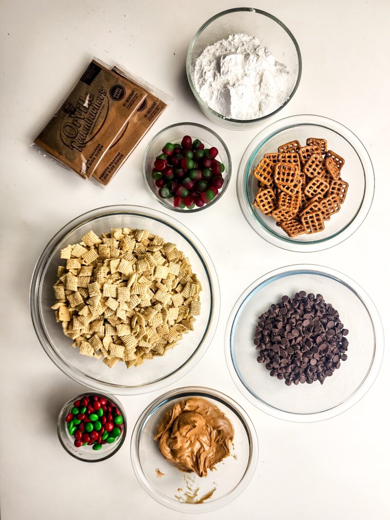 Christmas Chex Mix Ingredients