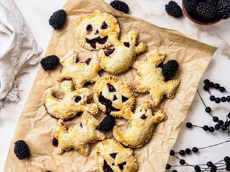 Halloween Hand Pies Recipe with Blackberry Filling