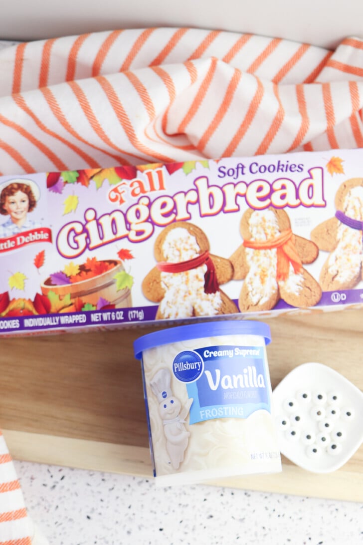 Halloween Mummy Cookie Ingredients