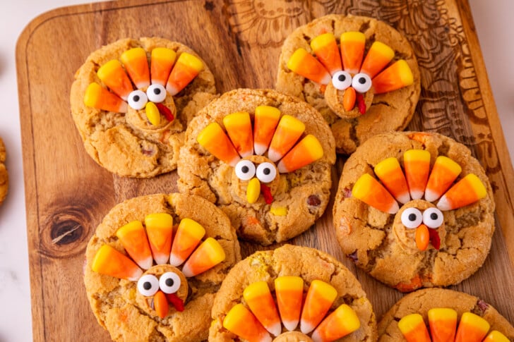 Thanksgiving Turkey Cookies For Kids