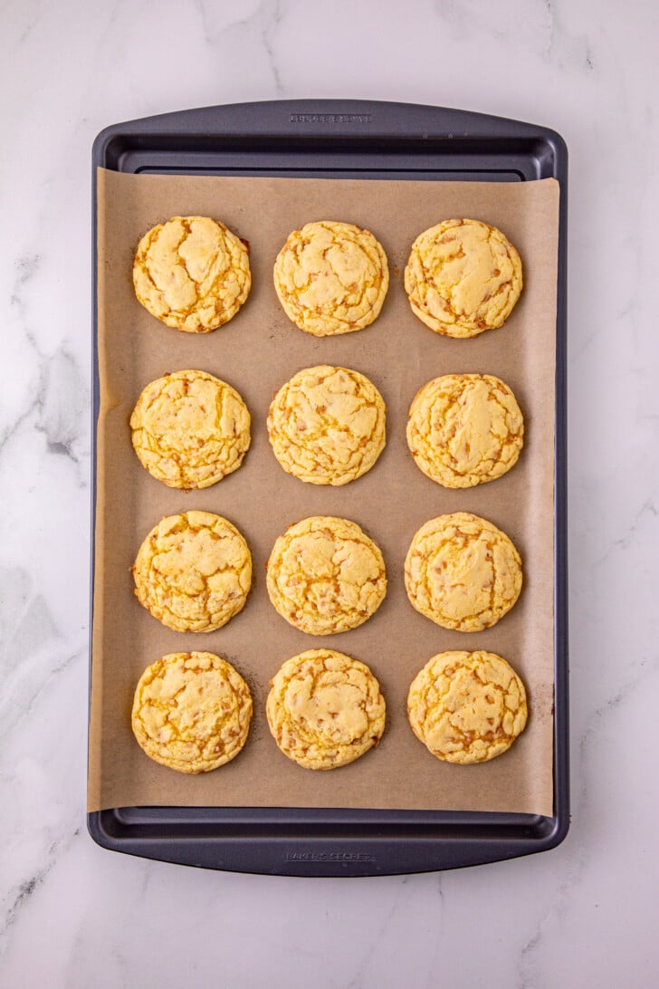 Let the cookies cool before decorating